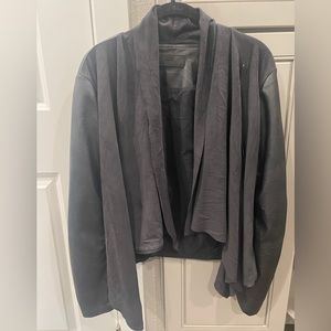 Blank NYC Vegan Leather & Suede Moro Jacket